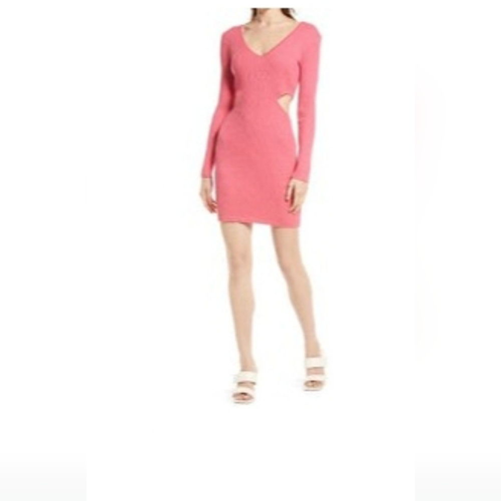 Knit cut out dress